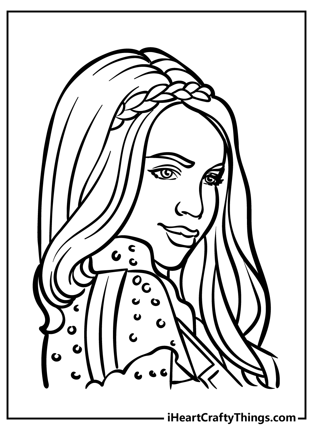 Descendants Easy Coloring Pages