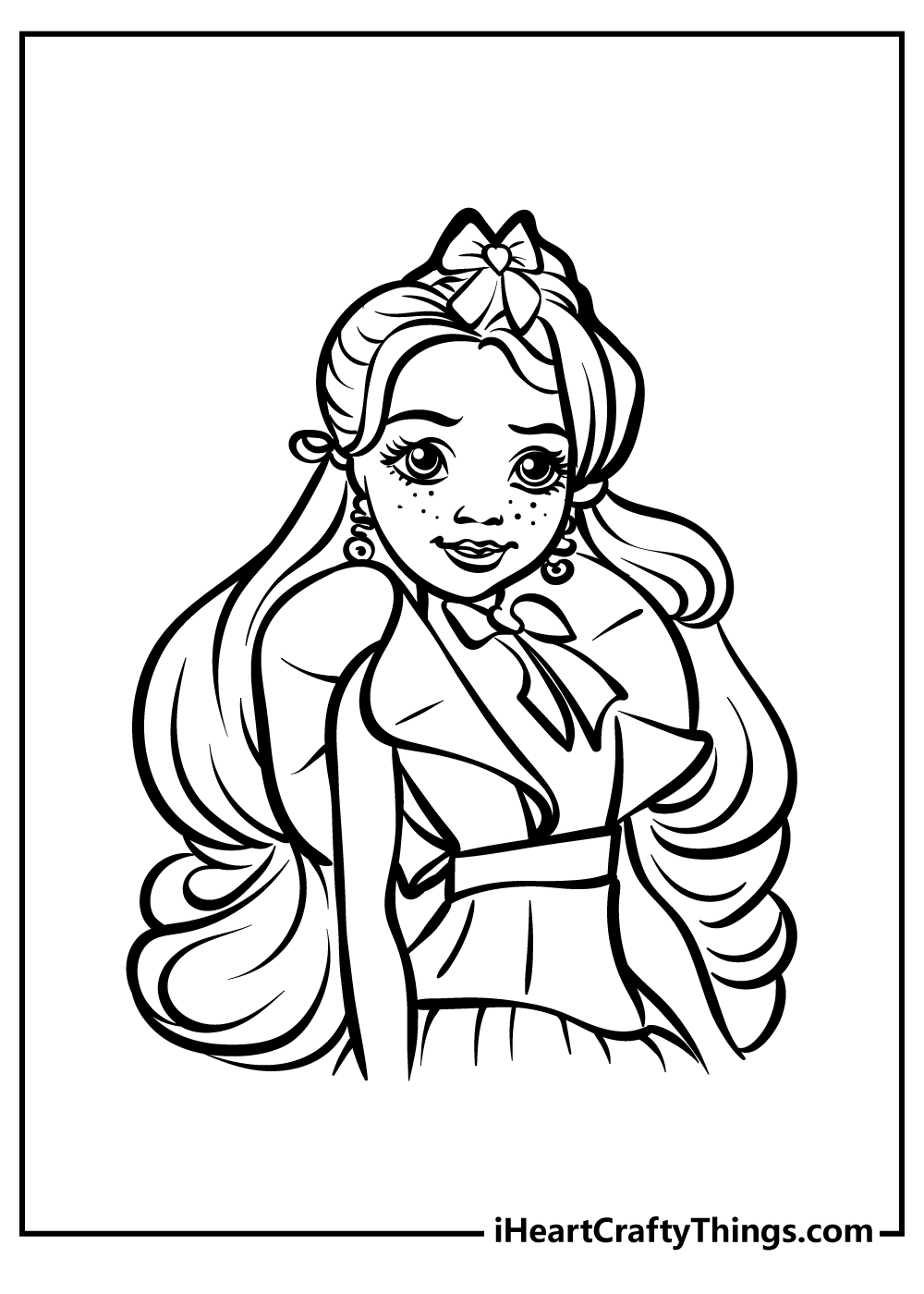 Descendants coloring pages free printable