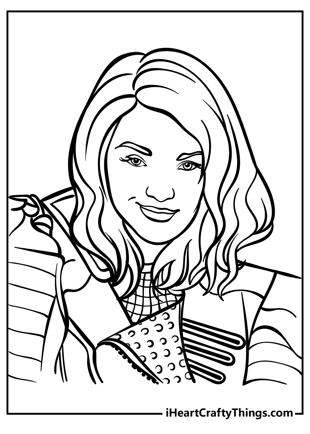Descendants Coloring Book free printable