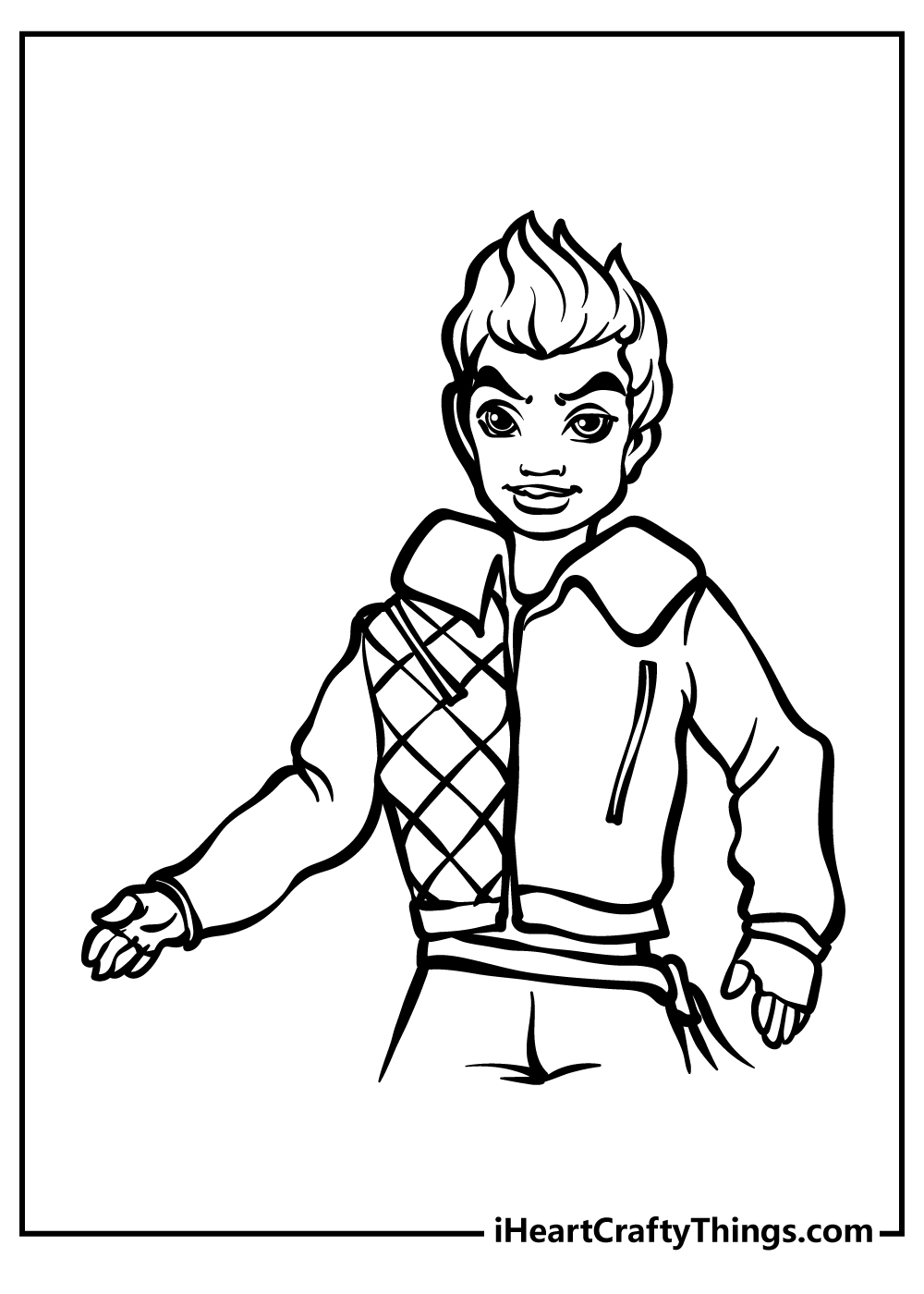 Descendants coloring pages free printable