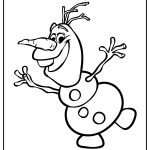 Frozen coloring pages
