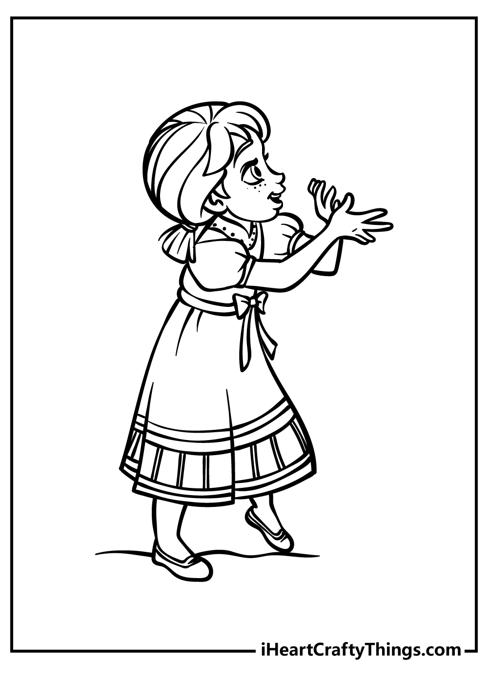 Elsa and Anna coloring pages free printable