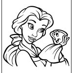 Belle Coloring Pages free printable