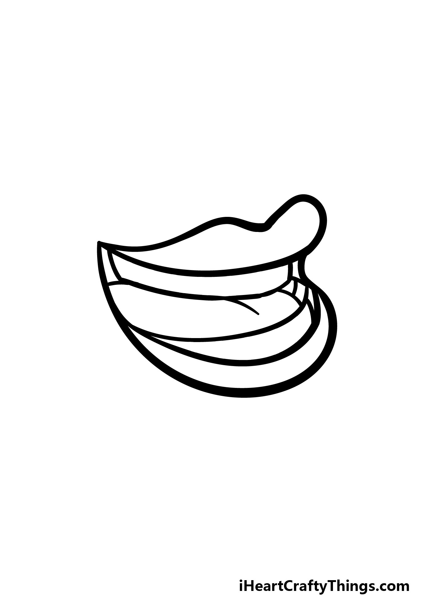 how to draw a cartoon mouth step 4