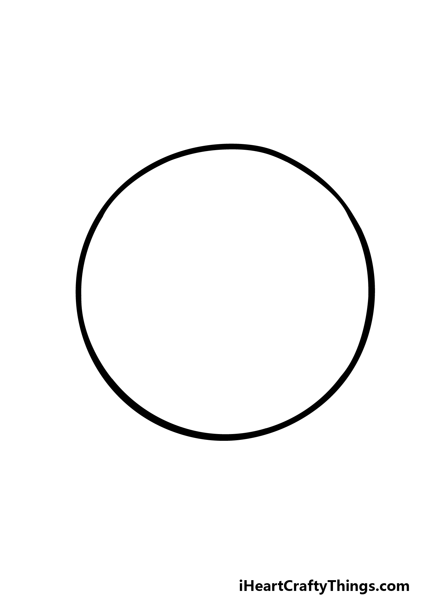how to draw a cartoon soccer ball step 2