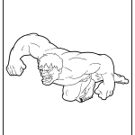 Hulk Coloring Pages free printable