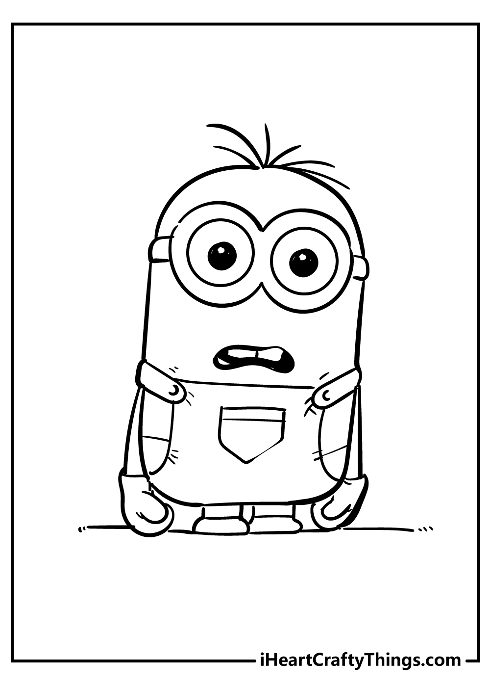 Minions Coloring Book free printable