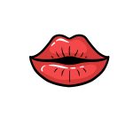 how to draw cartoon lips image