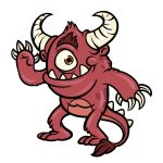 how to draw cartoon monster image