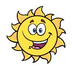 how to draw a cartoon sun image