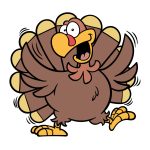 how to draw a cartoon turkey image
