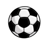 how to draw a cartoon soccer ball image