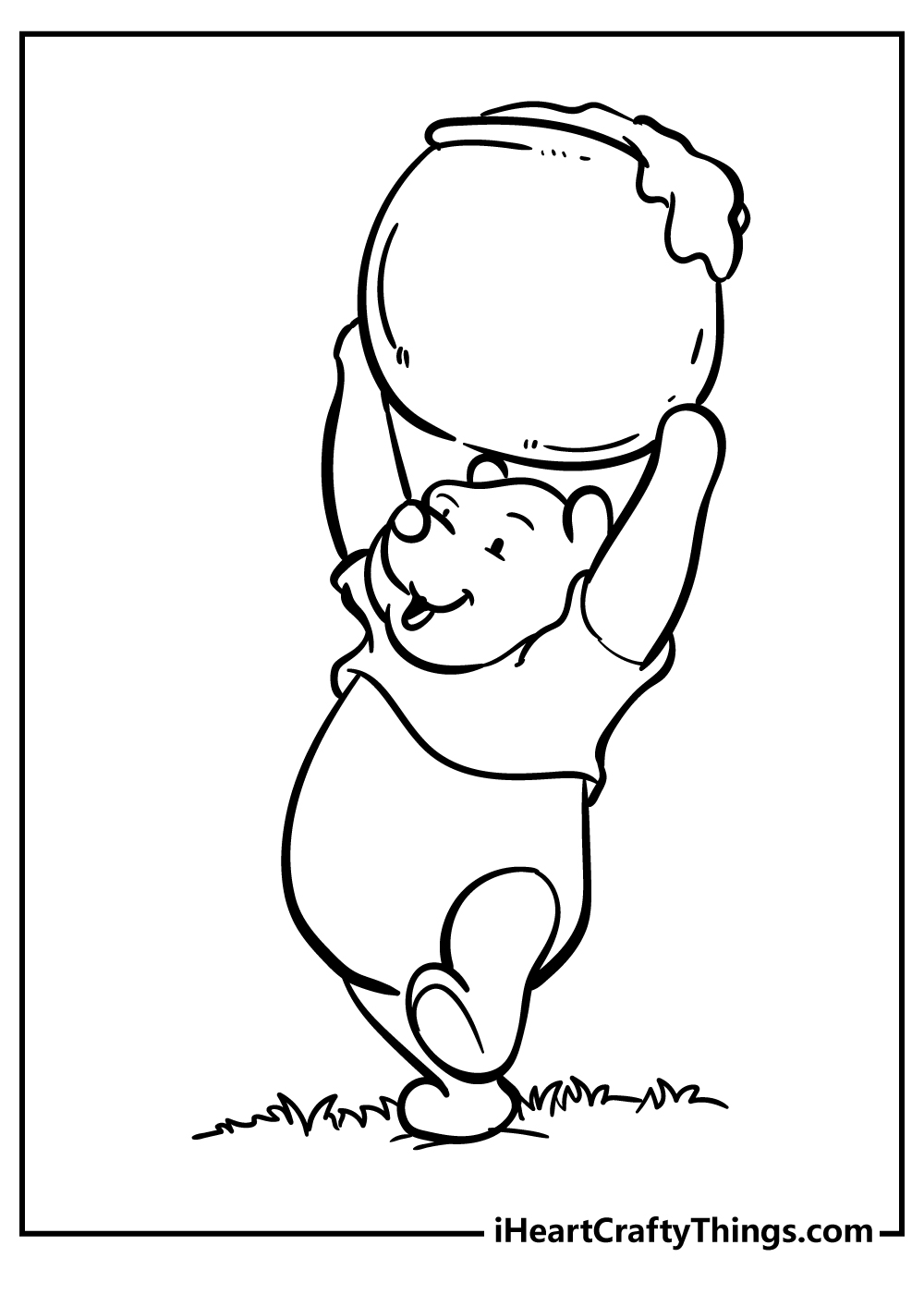 Winnie The Pooh coloring pages free printable