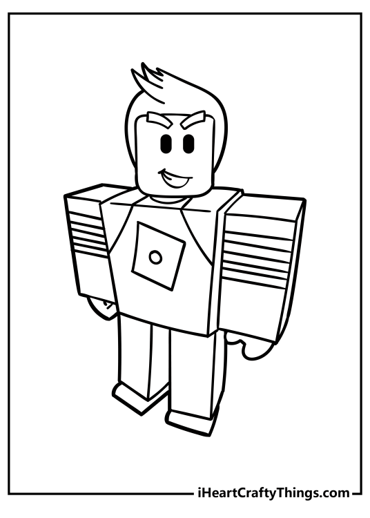  Roblox Coloring Pages