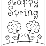 Spring Coloring Pages free printable