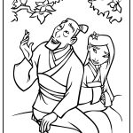Mulan Coloring Pages free printable