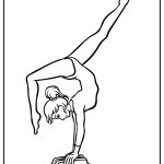 Gymnastics Coloring Pages free printable