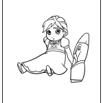Anna Coloring Pages free printable
