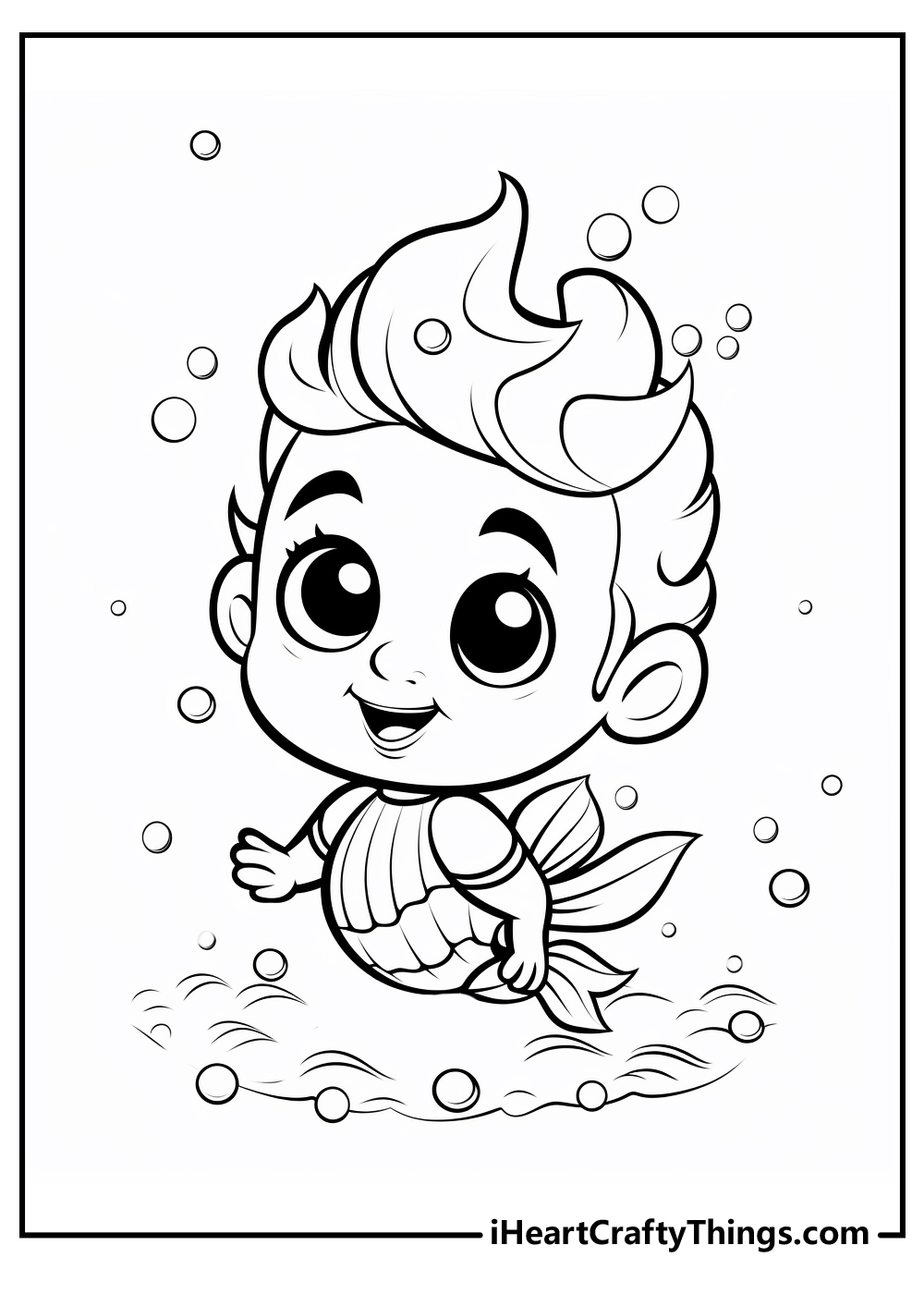 bubble guppies coloring printable