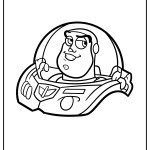 Buzz Lightyear Cartoon Coloring Pages free printable