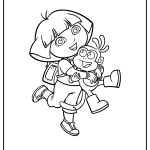 Dora Coloring Pages free printable