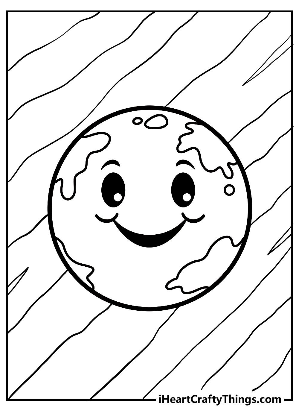 earth coloring pages