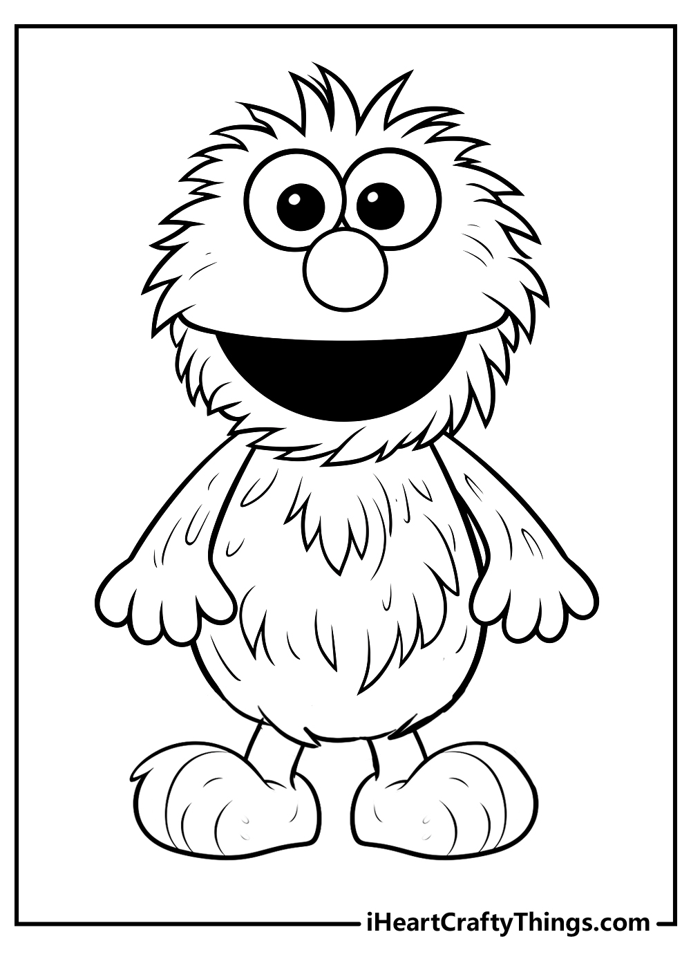 Elmo coloring printable