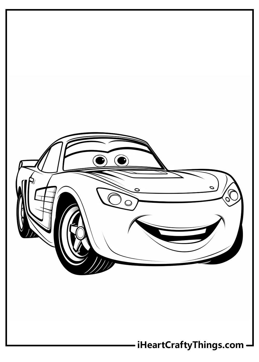 Lightning McQueen Coloring Pages
