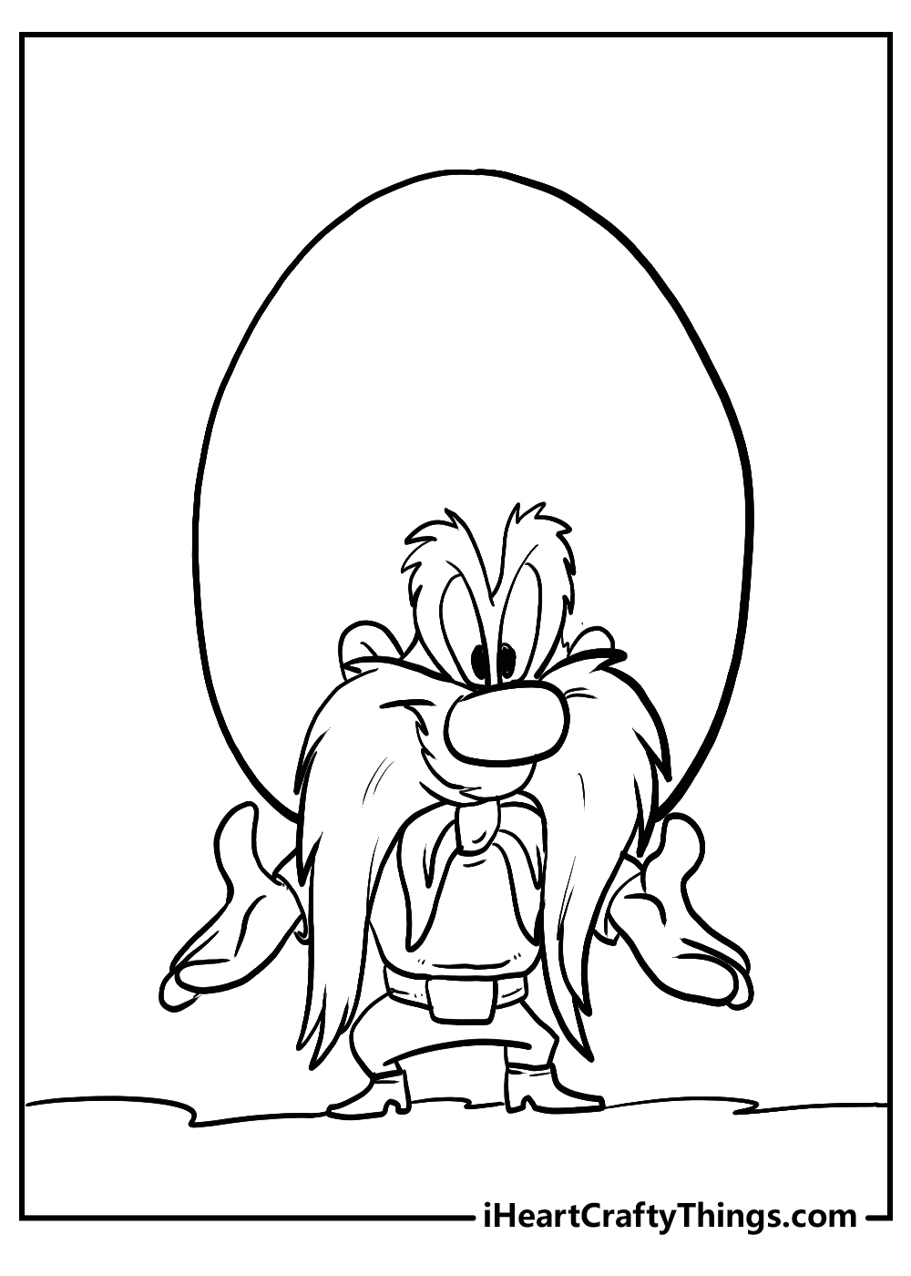 Yosemite Sam coloring pages