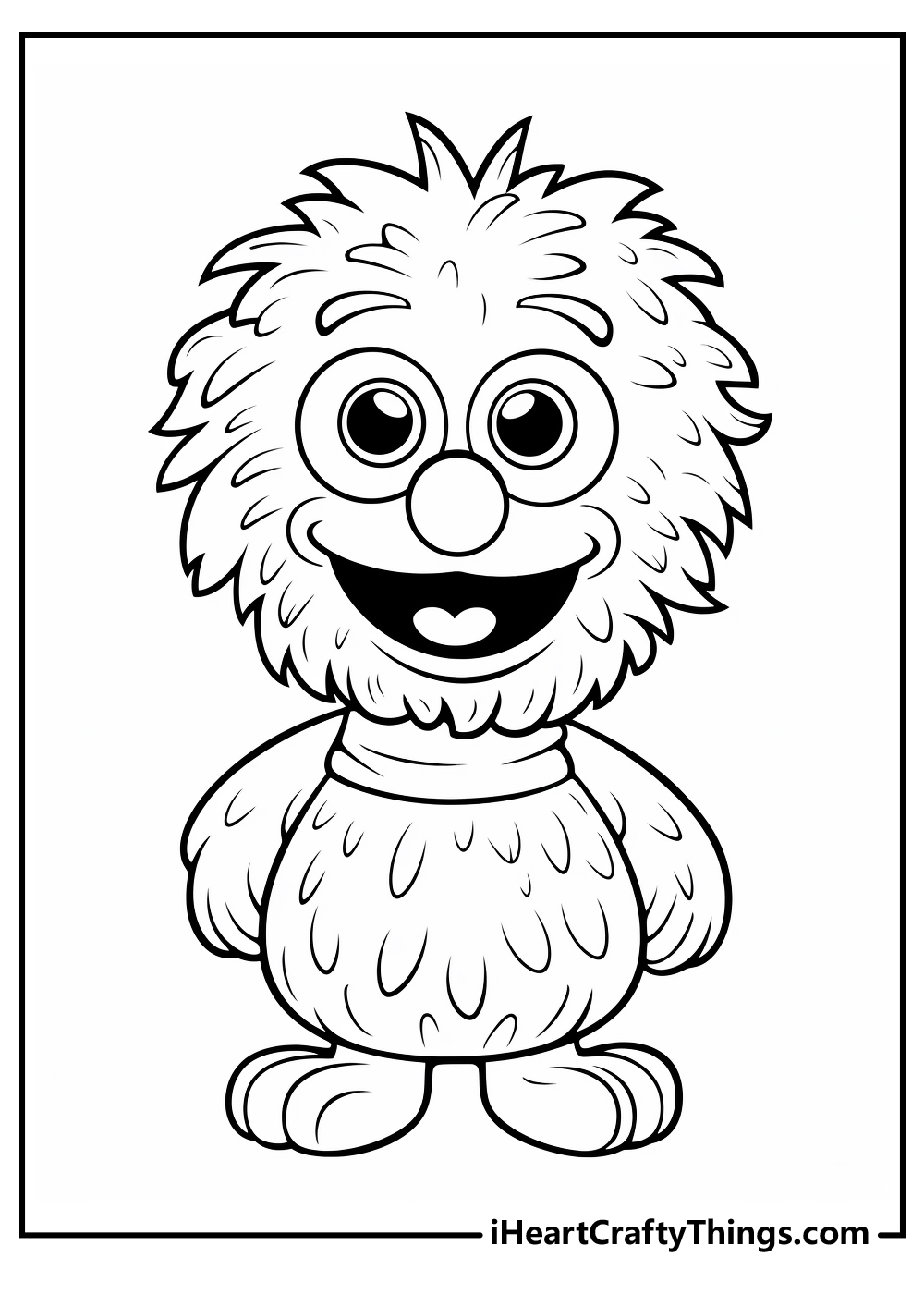 sesame street coloring printable