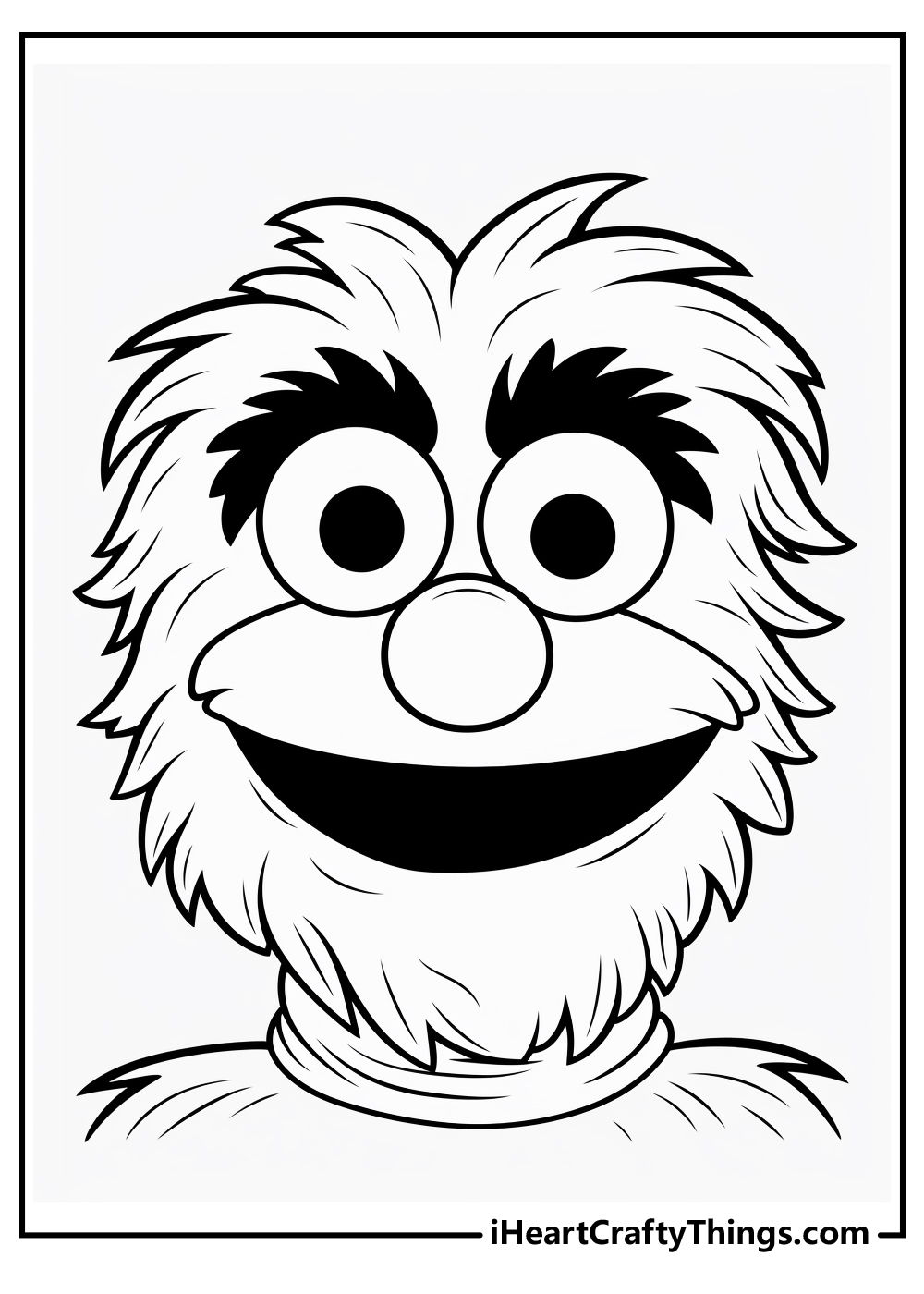 original sesame street coloring printable