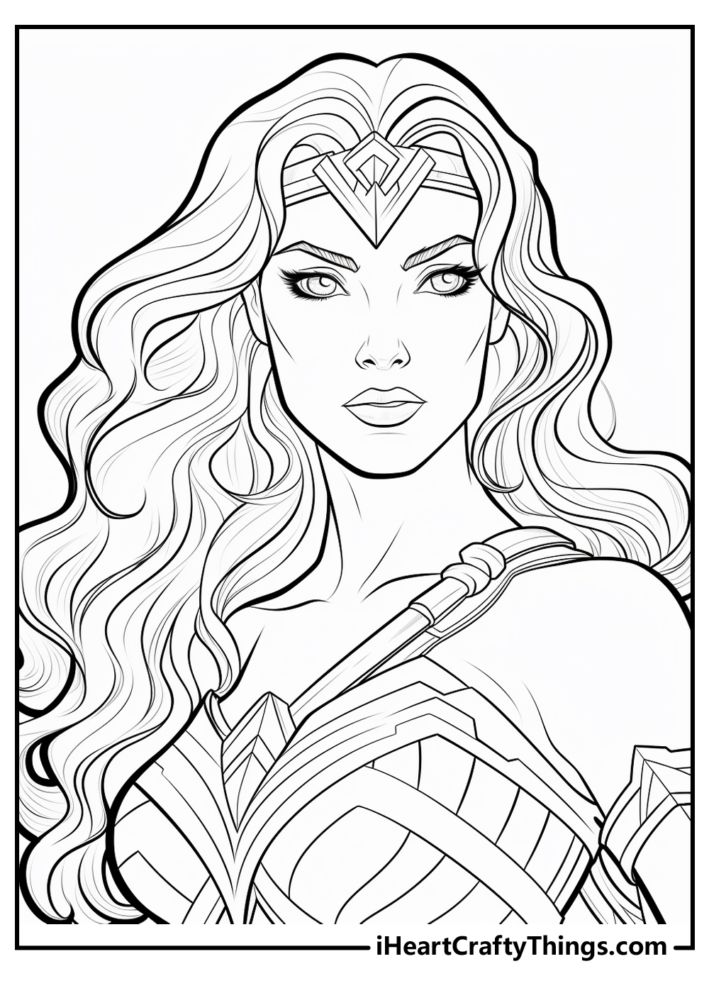 wonder woman coloring pages for adults