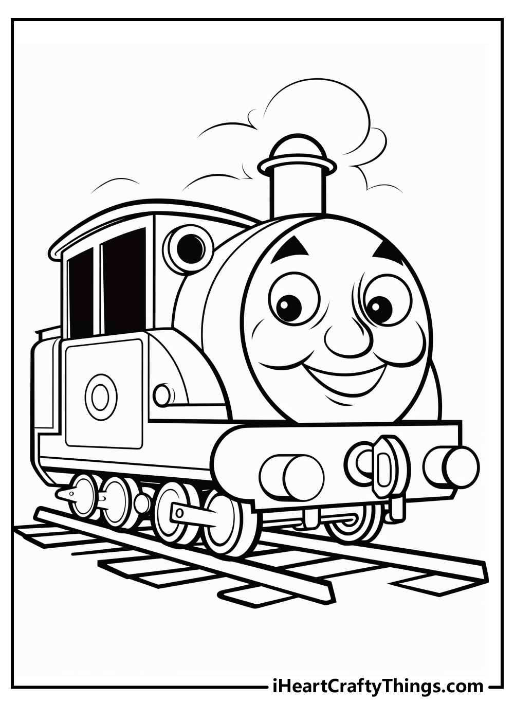 thomas the train coloring printable