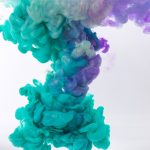 purple and green background