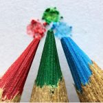 red and blue background