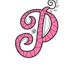 How To Draw Your Own Fancy P step 6