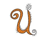 How To Draw Your Own Fancy U image