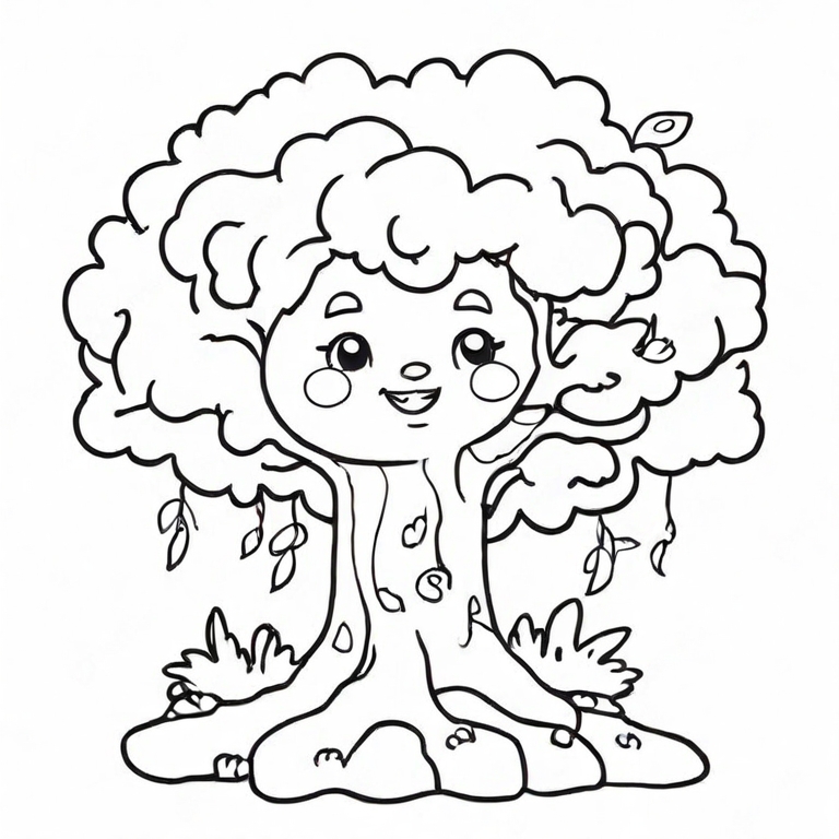 fun tree drawing