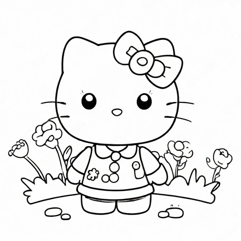 hello kitty cute drawing
