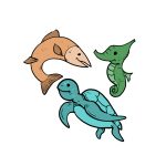 How to Draw Sea Animals image