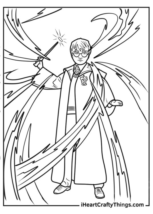 Harry Potter Casting Strong Spell