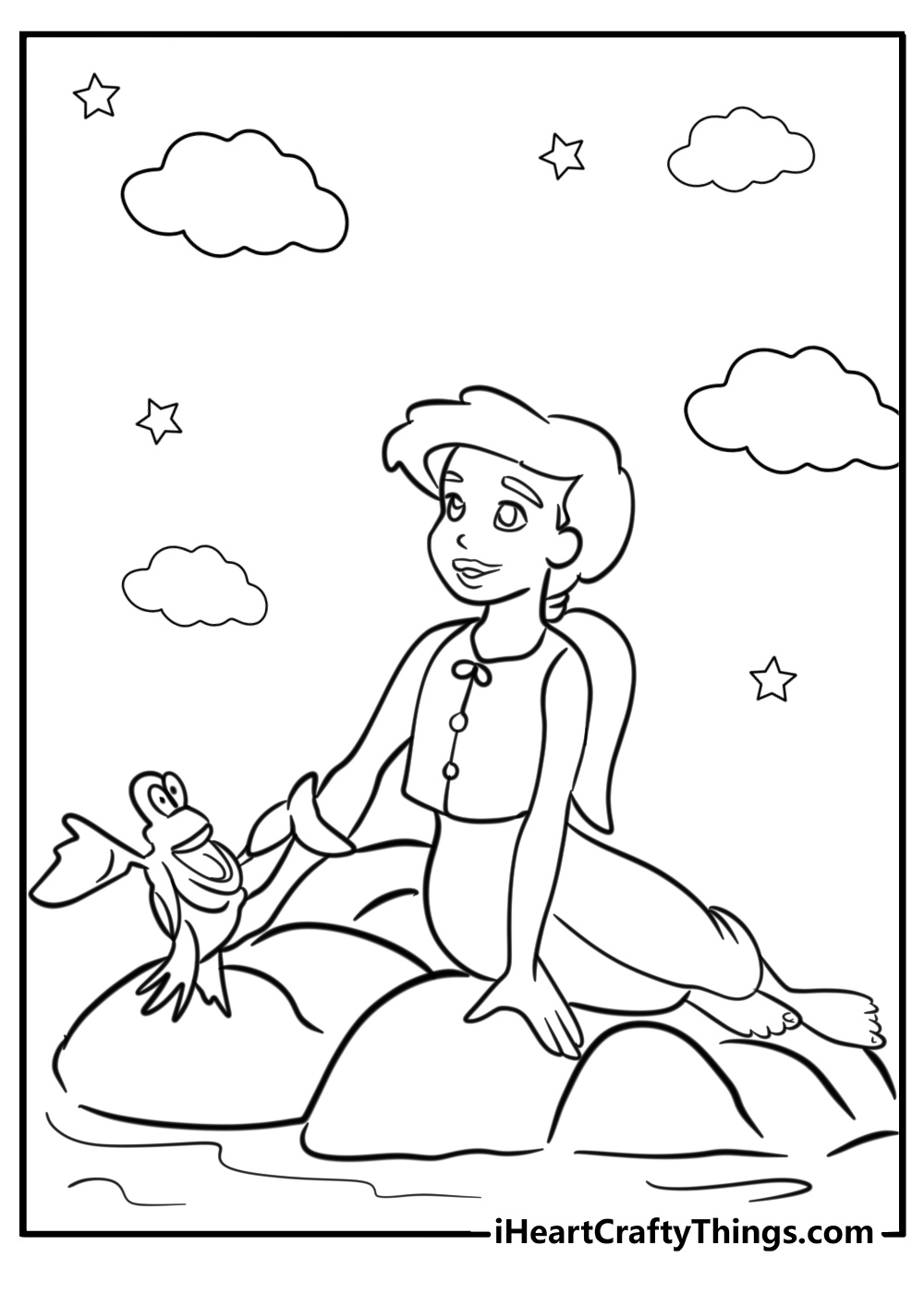 Little mermaid 2 coloring pages