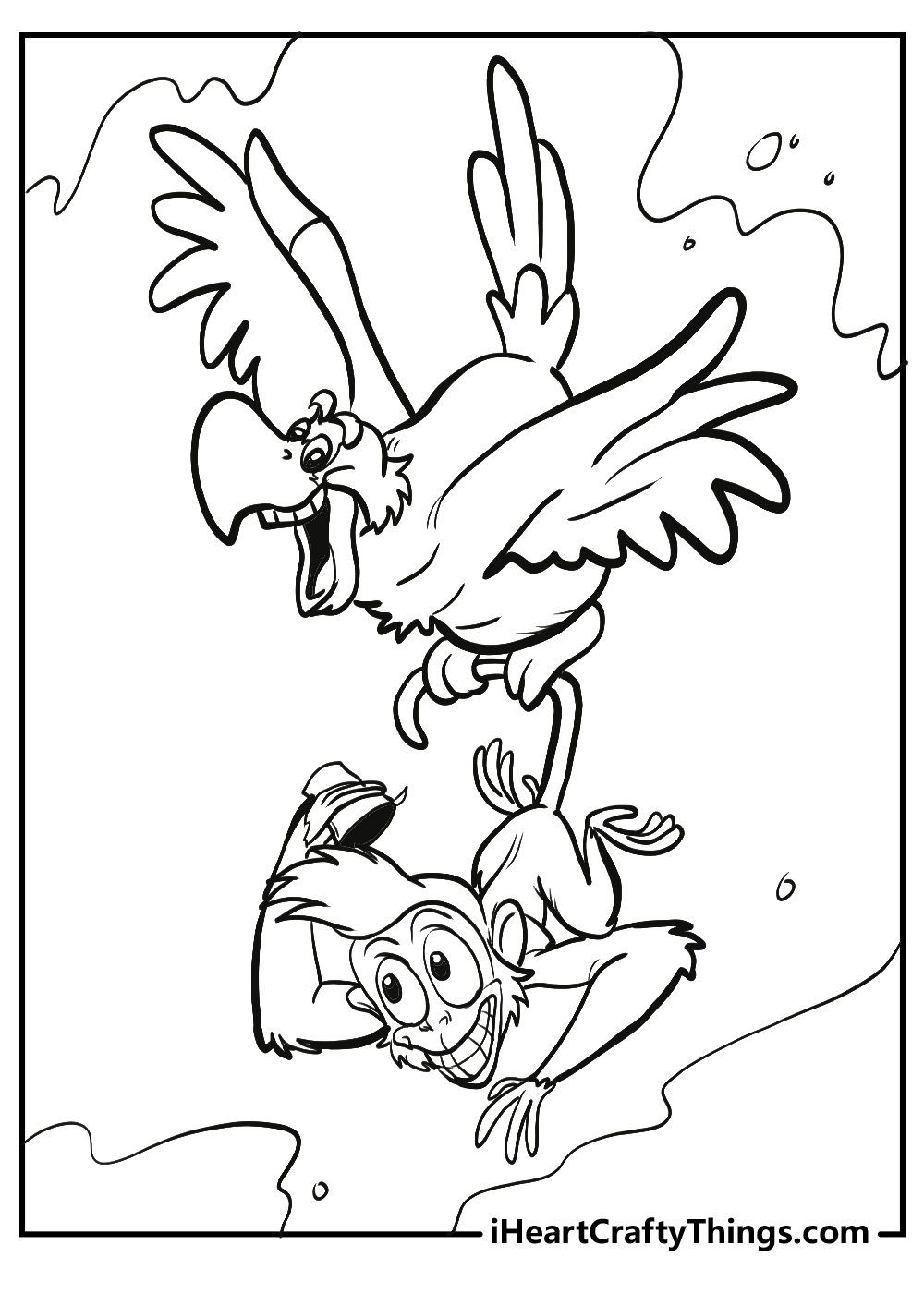 abu aladdin coloring pages