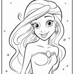 ariel coloring sheet free download