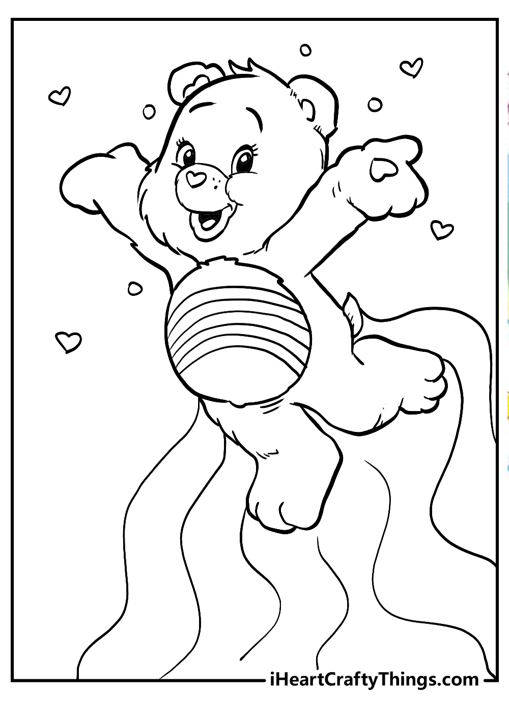 care bears coloring sheet 