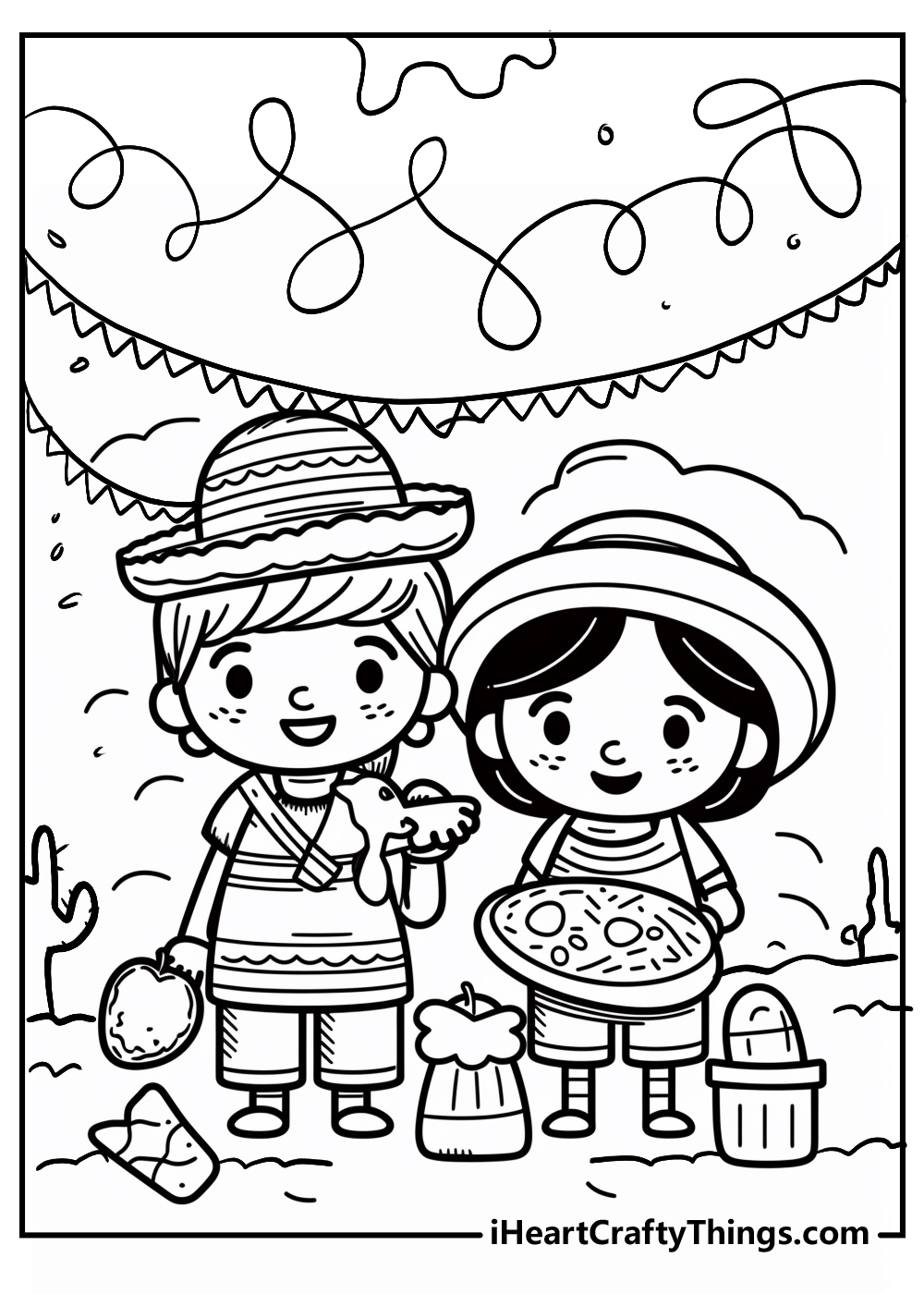 cinco de mayo mexico coloring book