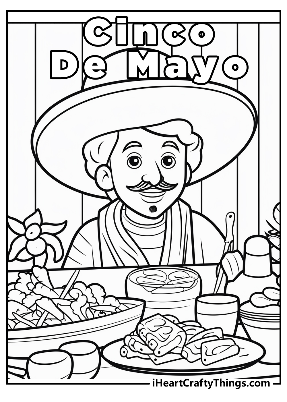cinco de mayo coloring pages