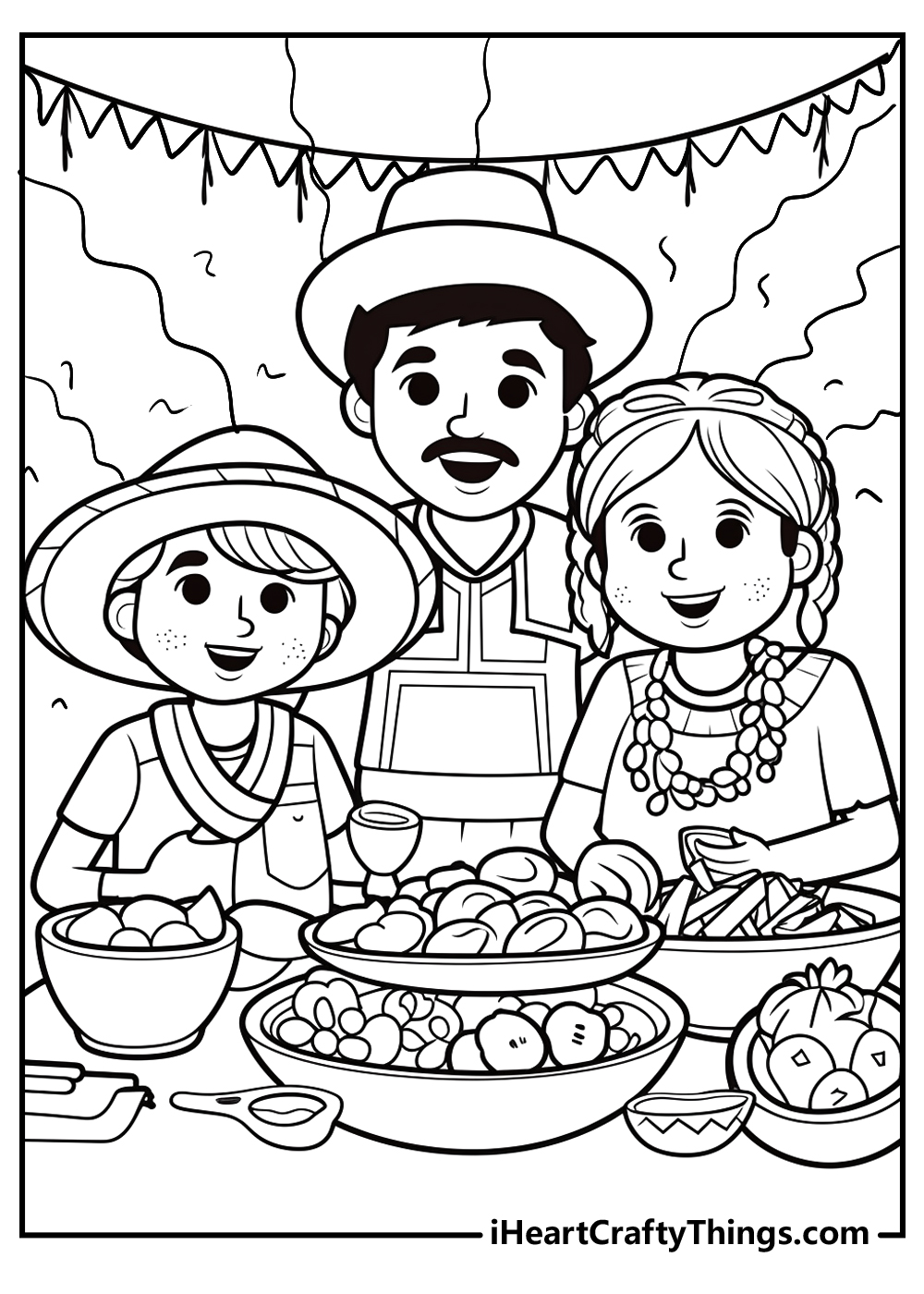 cinco de mayo mexico coloring pages