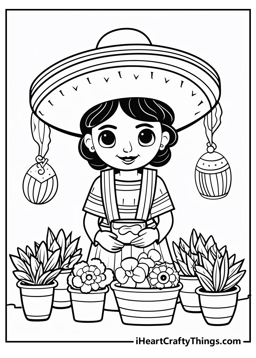 cinco de mayo mexico coloring pages