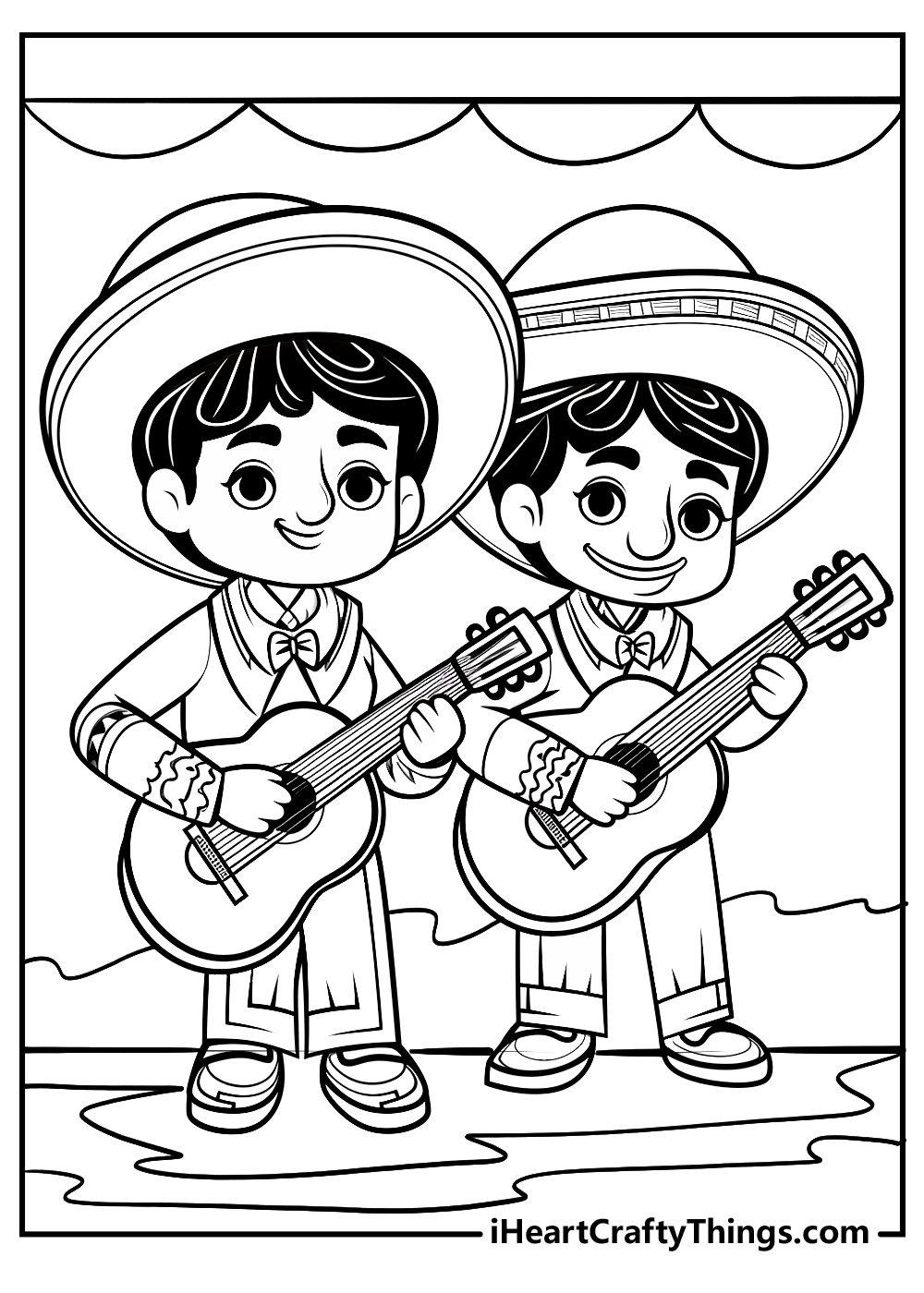 cinco de mayo mexico coloring printable